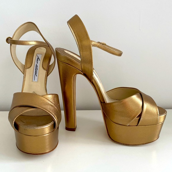 Brian Atwood Madison High-Heel Platform Open-toe 8 - Picture 3 of 13